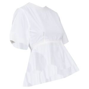 Celine cotton peplum blouse top